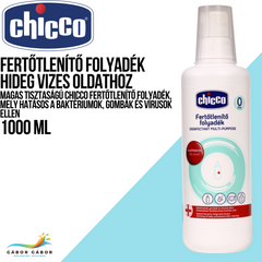 CHICCO Fertőtlenítő folyadék hideg vizes oldathoz 1000ml CH06485720