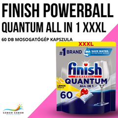 FINISH powerball quantum all in 1 XXXL mosogatógép kapszula 60 db