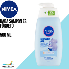 NIVEA BABA FÜRDETŐ ÉS SAMPON 2AZ1-ben 500 ml