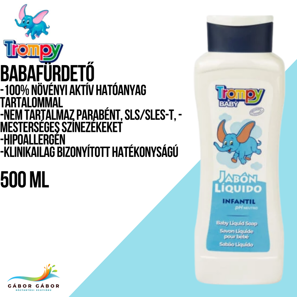 TROMPY BABAFÜRDETŐ 500 ML