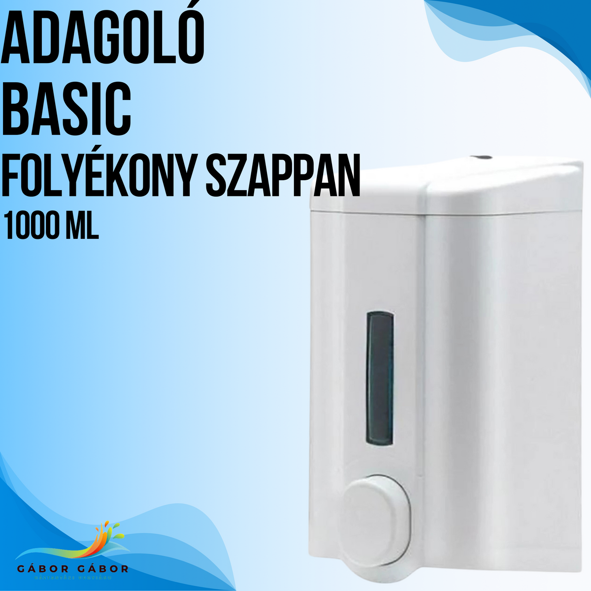 ADAGOLÓ FOLYÉKONY SZAPPAN BASIC 1000 ml FSZ1B