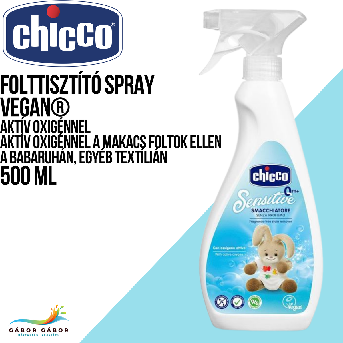 CHICCO folttisztító spray Vegan 500ML CH0101020