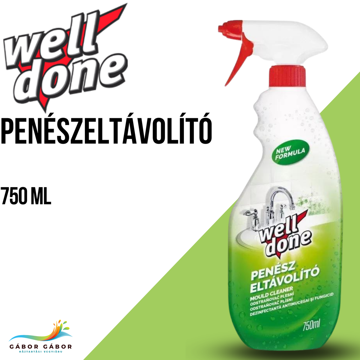 WELL DONE Penészeltávolító szórófejes 750 ml