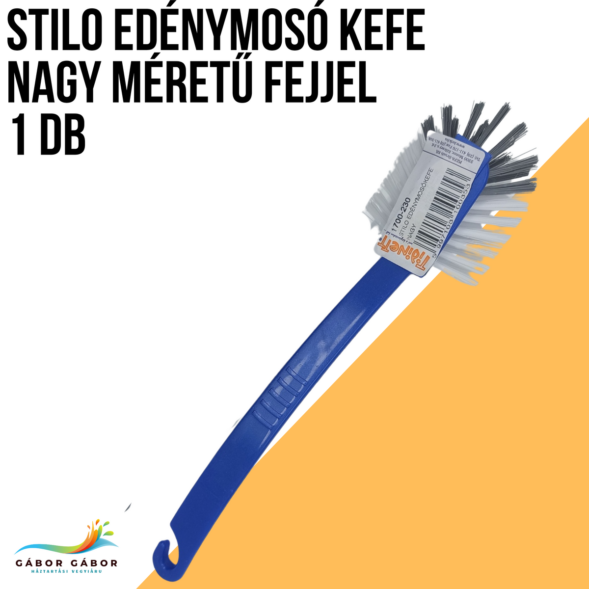 STILO edénymosó kefe nagy méretű fejjel 1 db