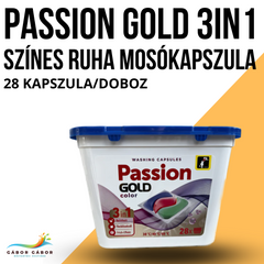 PASSION GOLD 3IN1 COLOR MOSÓKAPSZULA 28 db
