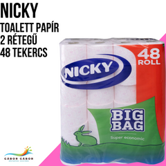 NICKY Big Bag toalett papír 2 rétegű 48 tekercs