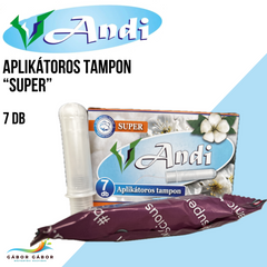 ANDI APLIKÁTOROS TAMPON "SUPER”  7 db