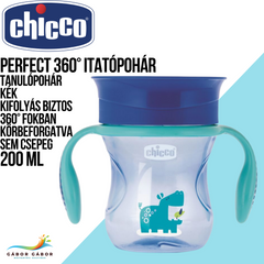 CHICCO Perfect 360° itatópohár kék 200ml CH00695120