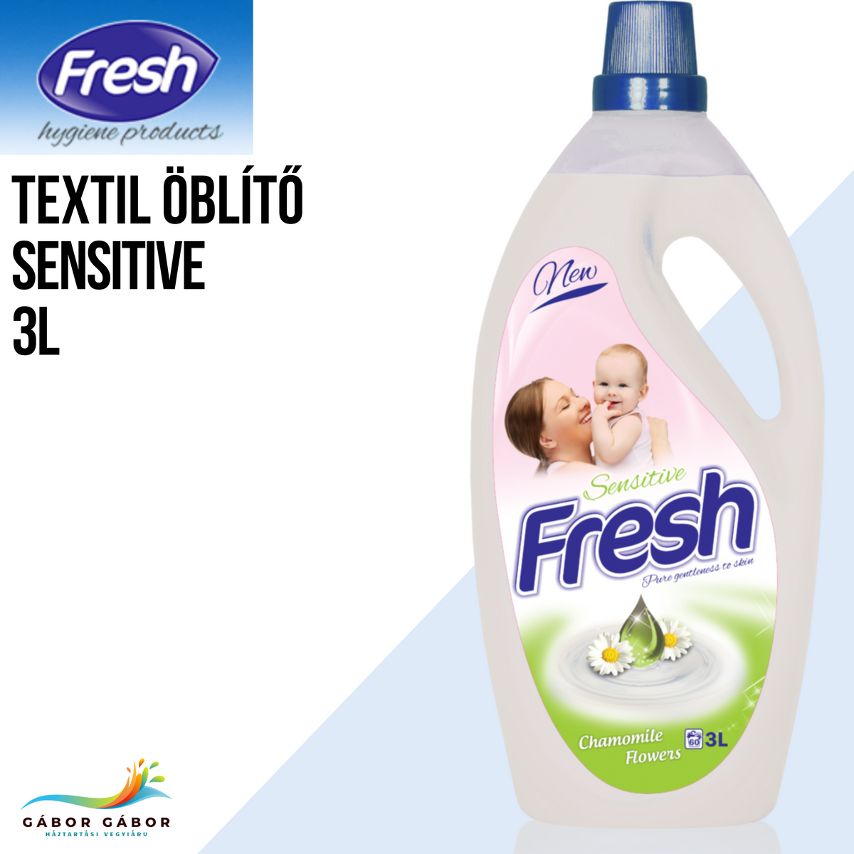 FRESH TEXTIL ÖBLÍTŐ "SENSITIVE" 3L