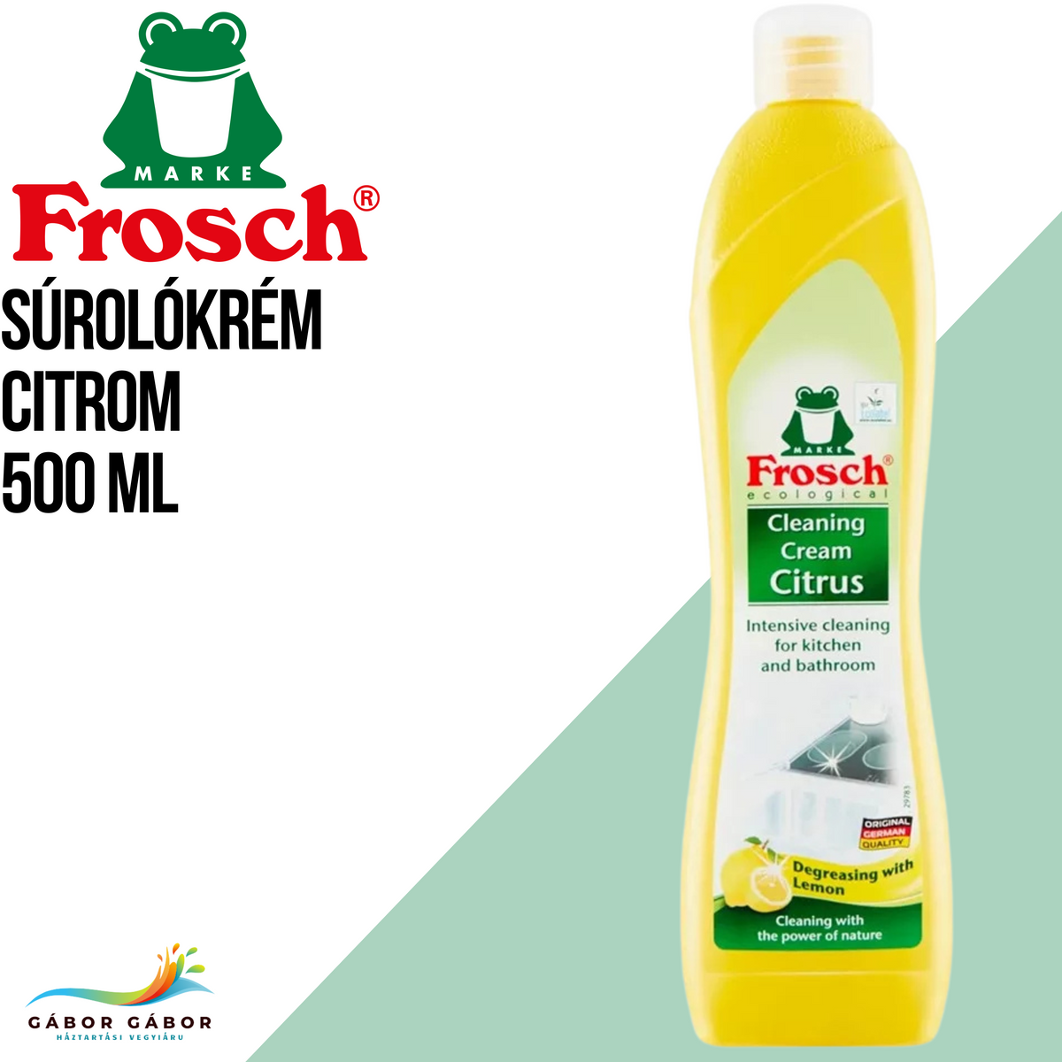 FROSCH súrolókrém citrom 500 ml