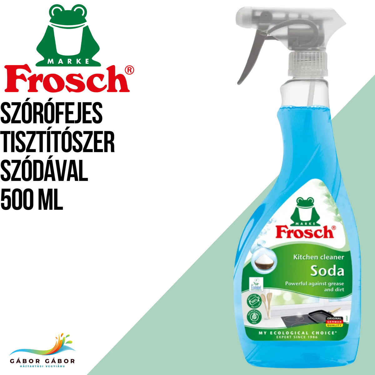 FROSCH szórófejes tisztítószer szódával 500 ml