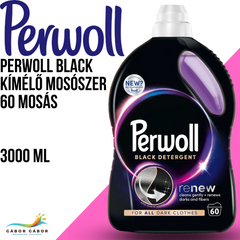 PERWOLL Black kímélő mosószer 60 mosás 3000 ml