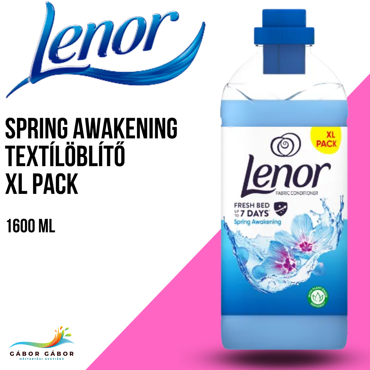 LENOR XL PACK "spring awakening" textilöblítő  1600 ml